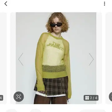 MAISON SPECIALBright Logo Sheer Knitwear