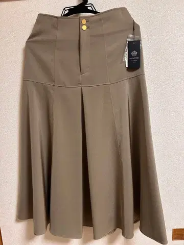 BRAHMIN 브라민 플레어 스커트 36 모스그린