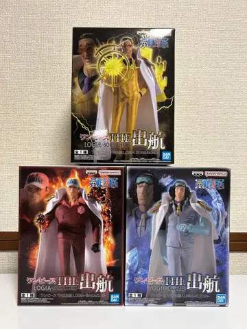 프라이즈 피규어 ONE PIECE 출항 LOGIA 3체 세트