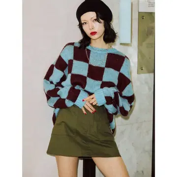 jouetie 패턴 자카드 니트