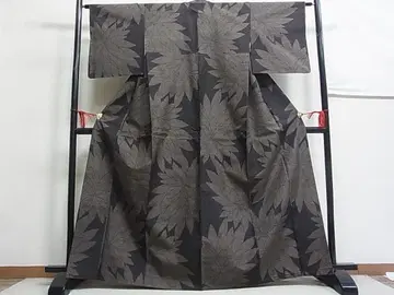 기모노 유  마이카 문 순수 실크 sa147