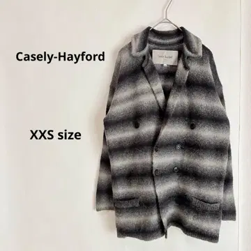 Casely-Hayford 더블 브레스트 자켓 XXS 그레이 알파카
