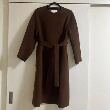 TOMORROWLAND 브라운 롱 코트