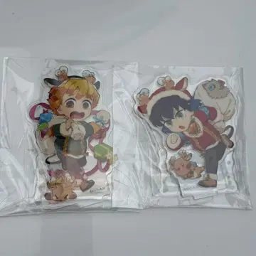 귀멸의 칼날 크리스마스 아크릴 스탠드 젠이츠 이노스케