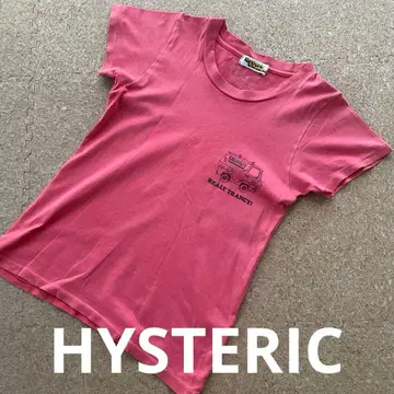 Hysteric Glamour 90's 레드 반팔 티셔츠