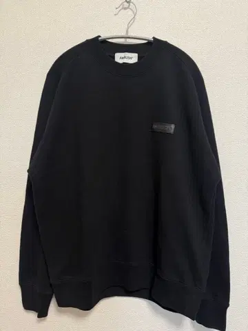 AMBUSH 블랙 맨투맨