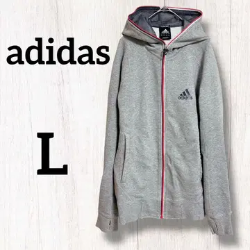 adidas CLIMA365 그레이 후드 부착 후드티