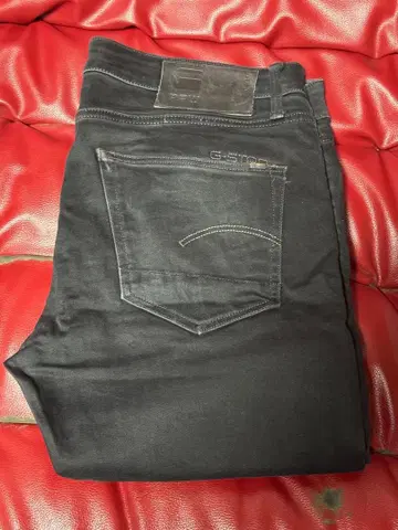 지스타트 스키니 데님 블랙 WIDTH 34 LENGTH 32