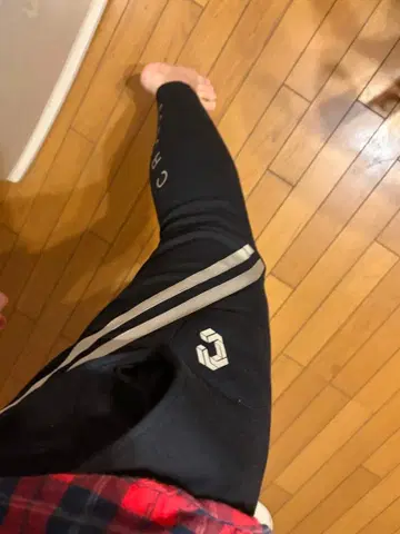 CRONOS 블랙 조거 팬츠 M 사이즈