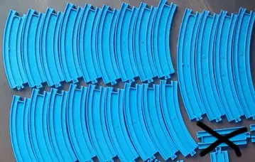 프라레일 곡선 레일 묶음 판매 22개 선로