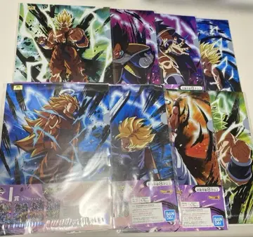 드래곤볼 클리어 파일 세트 전 8종 A4 사이즈 2장 세트