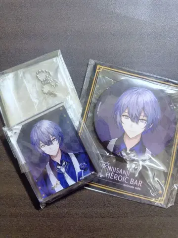 니지산지 코야나기 로우 HEROIC BAR 캔뱃지 코롯타