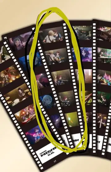 걸즈밴드 클라이 입장 특전 필름풍 책갈피 루파