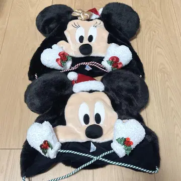 [ 미사용 새상품 ] 미키 미니 크리스마스 팬캡