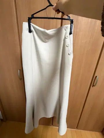 FRAY I.D 플레어 롱 스커트