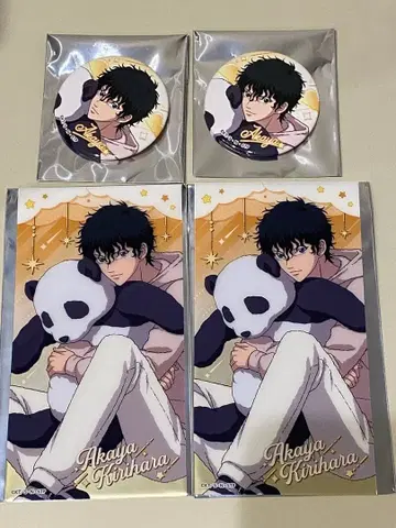 [테니스의 왕자님] 돈키 키리하라 아카야 캔뱃지&클리어 카드 세트