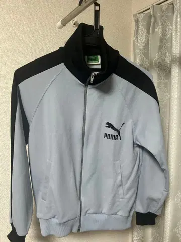 PUMA 집업 자켓 그레이/블랙
