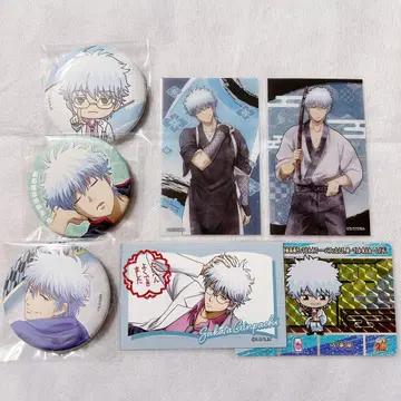 은혼 긴파치선생 사카타 긴토키 사카타 긴파치 캔뱃지 카드다스