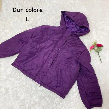 Dur colore [ L ] 다운 자켓 포켓 부착 퀼팅 드로스트