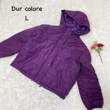 Dur colore [ L ] 다운 자켓 포켓 부착 퀼팅 드로스트