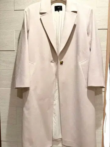 23구 울 캐시미어 비버 체스터 코트 롱 36