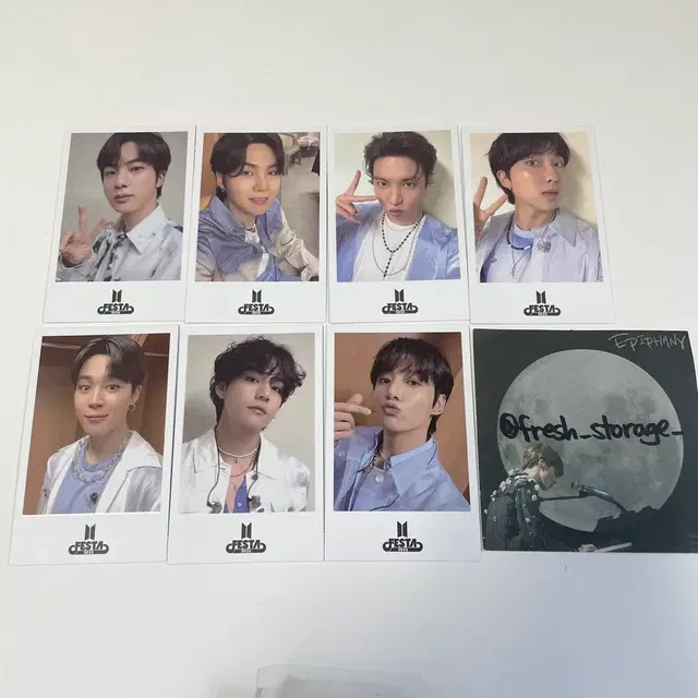 방탄소년단 페스타 특전 포카 BTS Festa 석진 정국 남준 태형 윤기