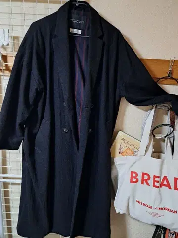 써니클라우드 체스터 코트 블랙 롱 코트