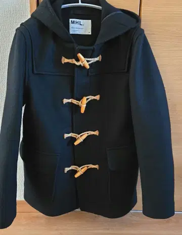 MHL, 블랙 더플 코트 M