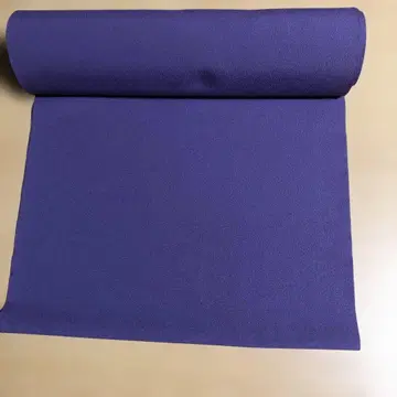 보라색 무지 기모노 옷감 폴리에스테르
