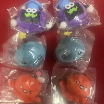 존재하지 않는 교육 방송 인형 배지 6개 세트