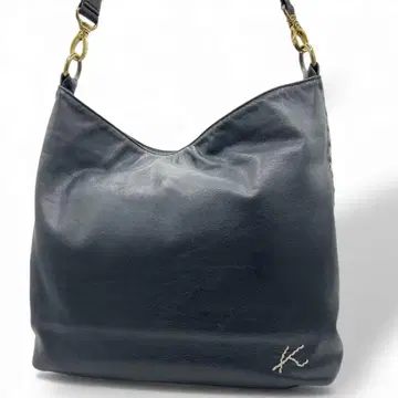 kitamura 키타무라 숄더백 토트백 가죽 네이비 444