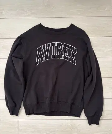 AVIREX 블랙 맨투맨 L