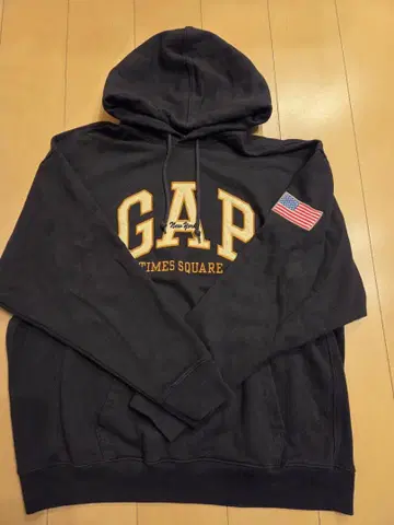 GAP 후드티 헤비웨이트 타임스퀘어 L