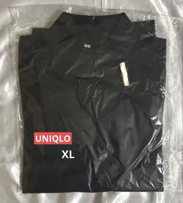 유니클로 모크넥 엑스트라 파인 메리노 XL 블랙