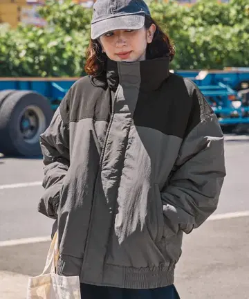 택 포함 바크 맨해튼 발수 나일론 태서 충전솜 스탠드 마운틴 자켓