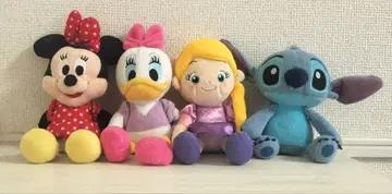 세탁 가능한 콩 컬렉션 디즈니 봉제 인형 4개 세트