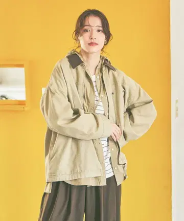 워크 자켓/L 사이즈/베이지