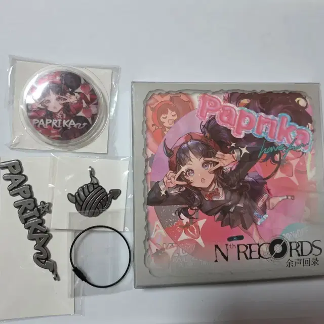 명일방주 일러레 반반 파프리카 비공식 아크릴스탠드 뱃지 키링