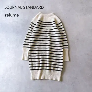JOURNAL STANDARD relume 보더 니트 원피스