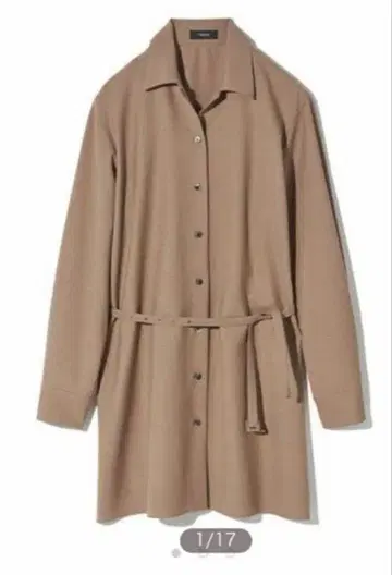 Theory LIGHT SAXONY 2 BELTED TUNIC SH