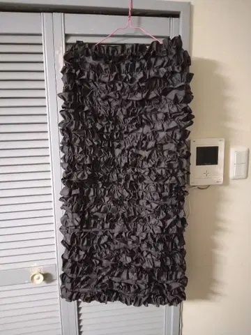 새상품급 EDIT FOR LULU 에디트포르르 셔링 스커트 그레이