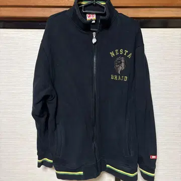 NESTA BRAND 풀 집업 저지 L 블랙