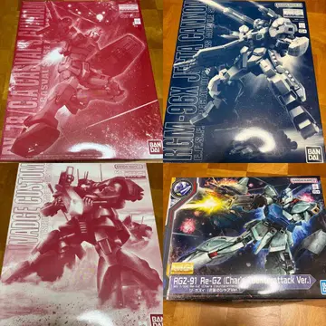 MG 1/100 마스터 그레이드 건담 프라모델 4종 세트