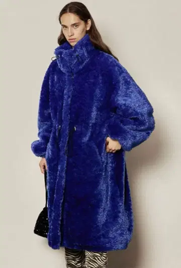 MAISON SPECIAL 롱 코트 파랑