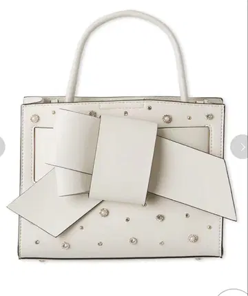 [ FRAY I.D 한정품 ] [ 엘르 ] 비쥬 리본 미들 백