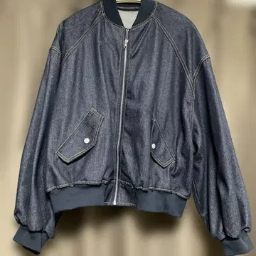 [ 새상품급 ] Thevon 노카라 데님 자켓 F 사이즈