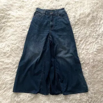 안티카 인기 완판템 변형 데님 와이드 팬츠