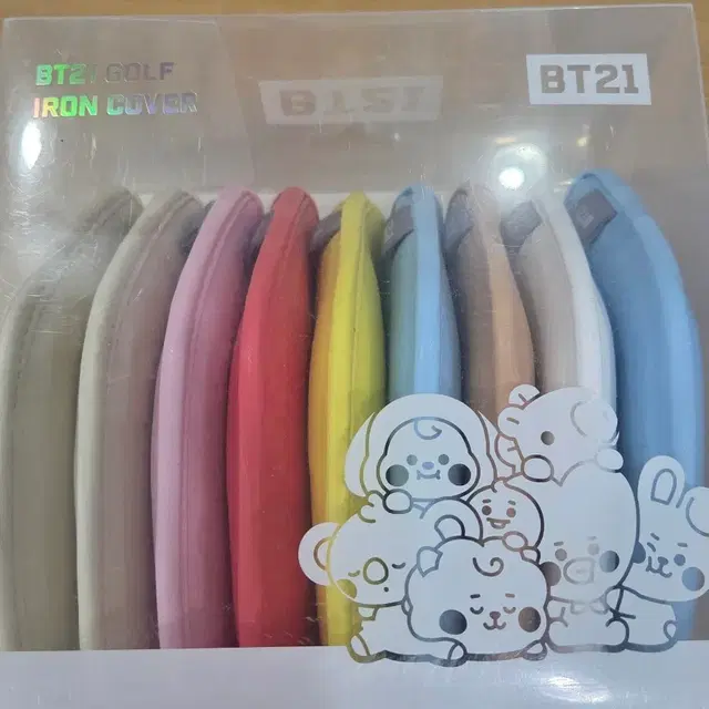 BT21 골프 아이언 커버 세트 (여성골프용품)
