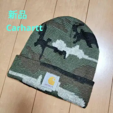 15새상품 Carhartt 카모플라쥬 니트 모자
