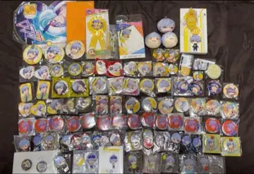 A3! 이카루가 산카쿠 캔뱃지 아크릴 스탠드 외 94점 + 종이류